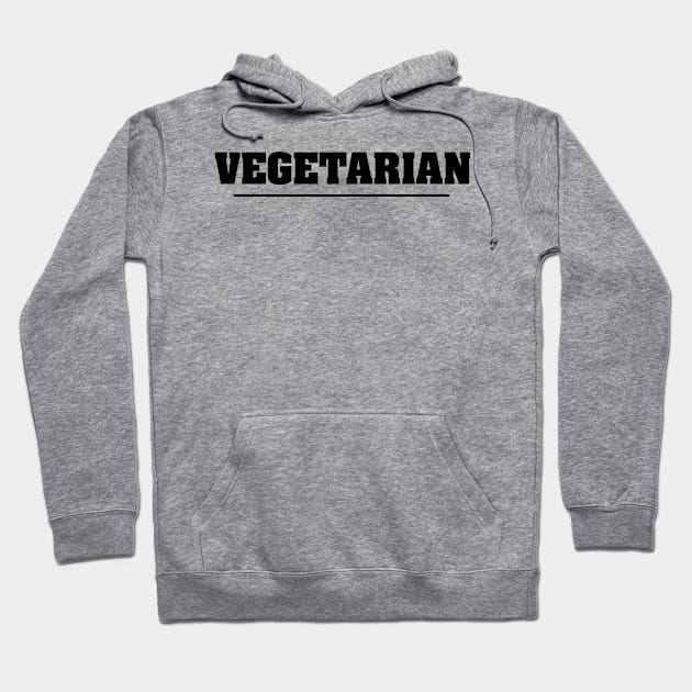 Vegetarian T-Shirt Hoodie by glutenfreegear